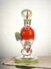 Lookah 7.5" Mini Cute Cupid’s Heart Glass Bong, Colors: Orange, 6 image Lookah 7.5" Mini Cute Cupid’s Heart Glass Bong, Colors: Orange, 6 image