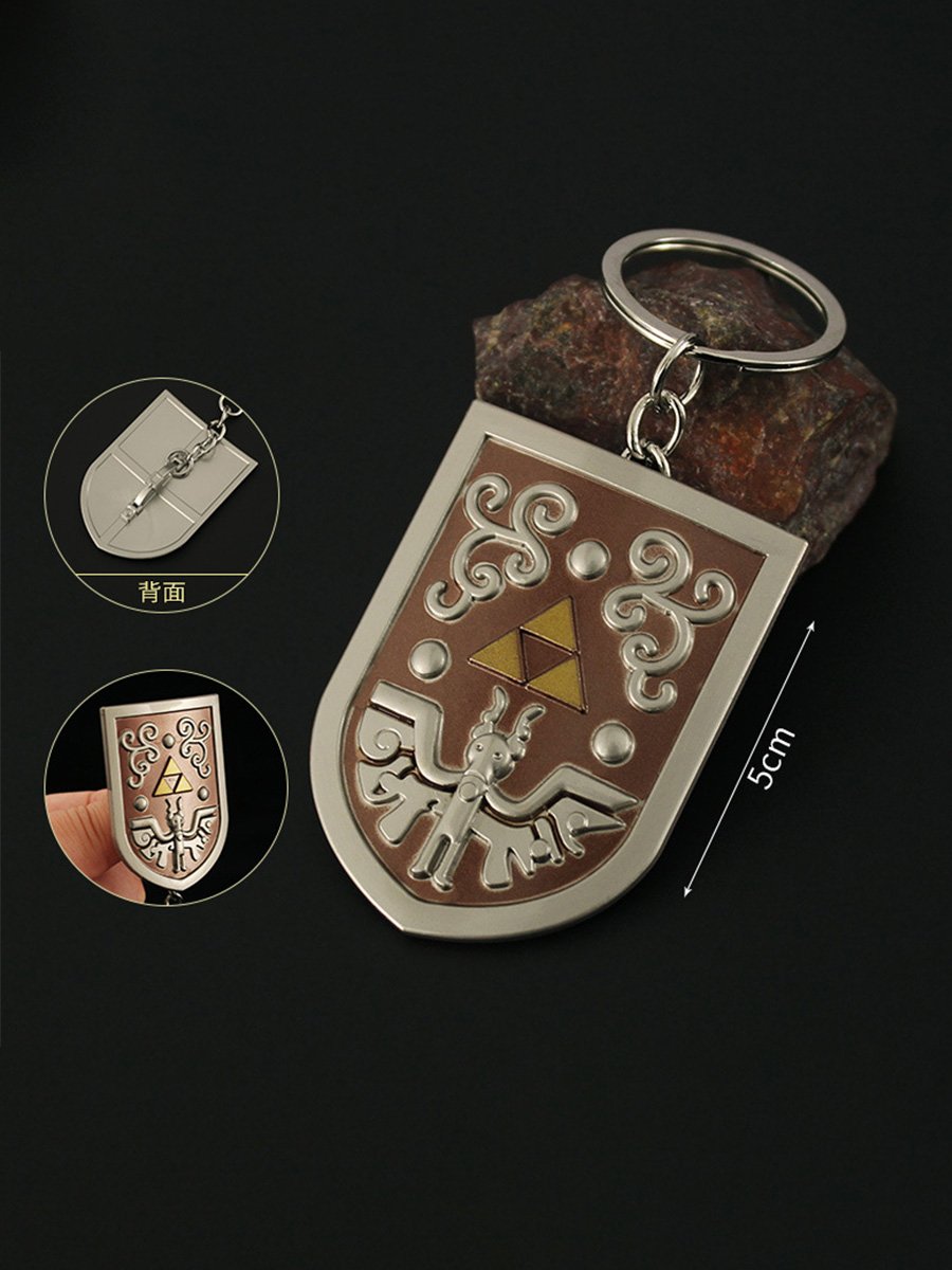 Zelda Shield Keychain Dab Tool, 2 image Zelda Shield Keychain Dab Tool, 2 image