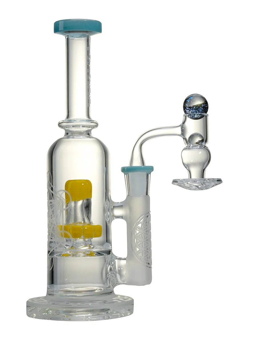 14MM Conical Quartz Banger with Marble Ball Top, 3 image
