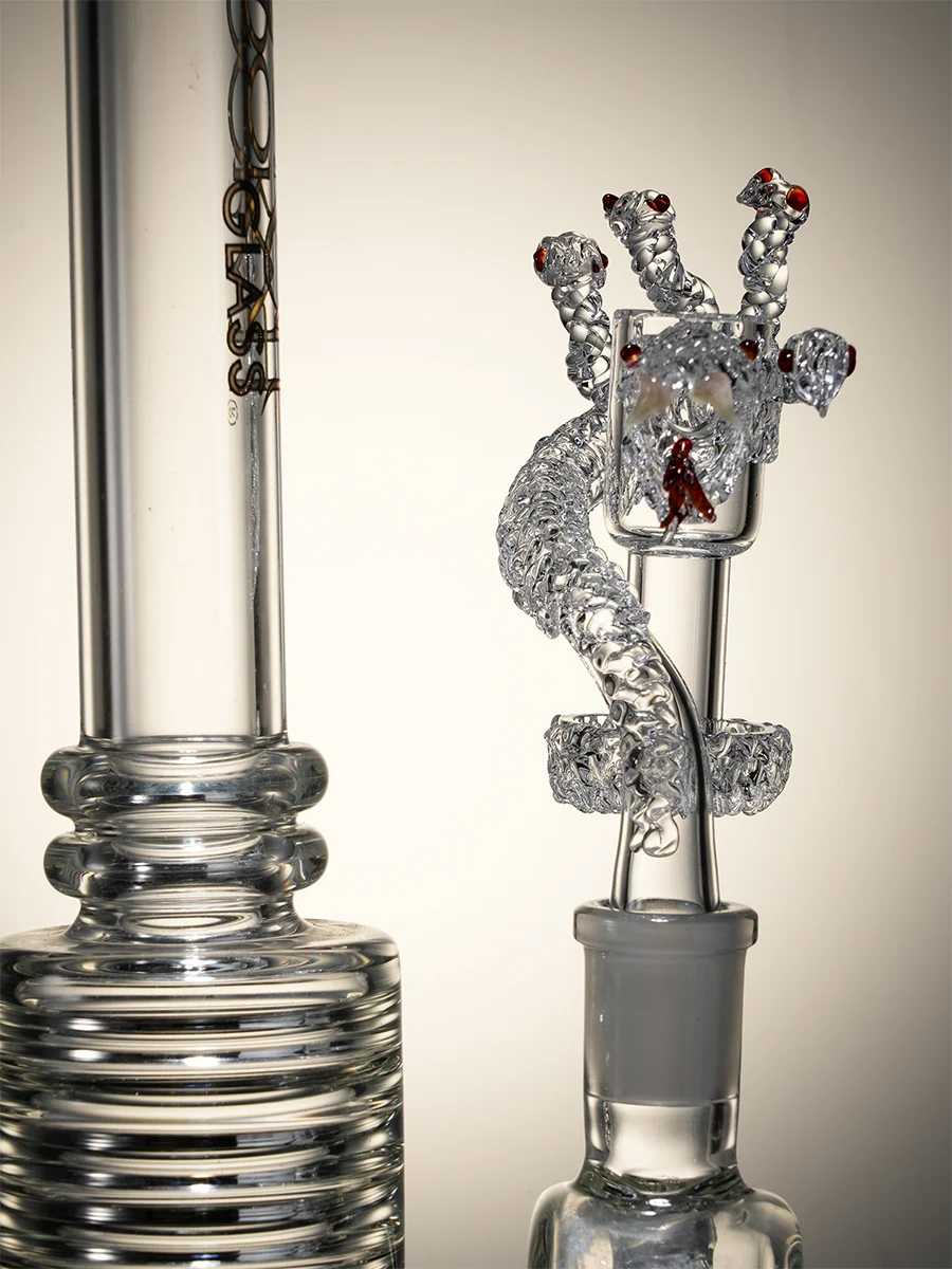 14MM Male 90° Cool Hydra Inspired Quartz Banger, 14 image 14MM Male 90° Cool Hydra Inspired Quartz Banger, 14 image