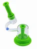 Green LED Light Silicone Glass Bong