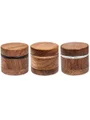 63mm Walnut Wood Aluminum Alloy 4 Layer Herb Grinder