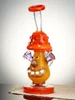 Lookah Rig 8.3" Cute Clown Mushroom Dab Rig, Colors: Orange, 8 image Lookah Rig 8.3" Cute Clown Mushroom Dab Rig, Colors: Orange, 8 image