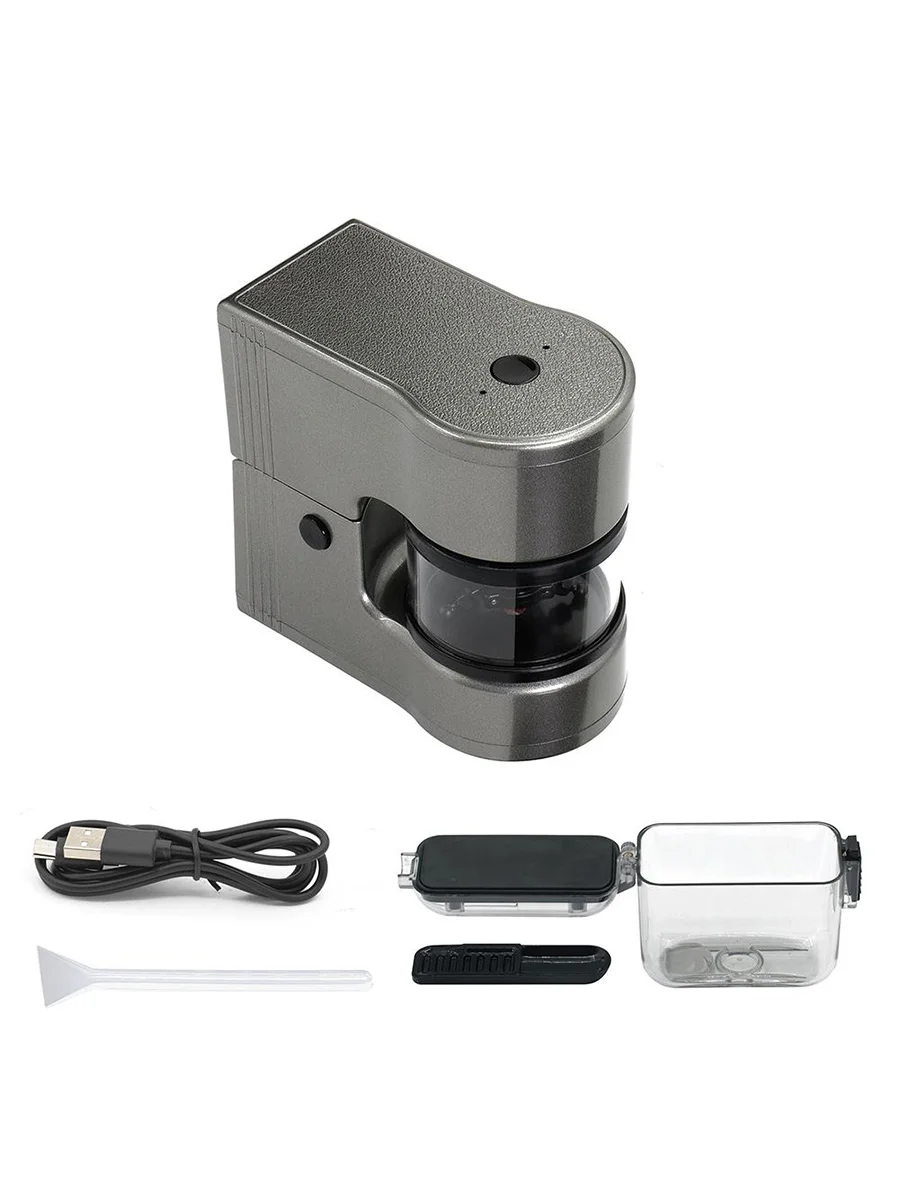 Gray Large Capacity Electric Herb Grinder