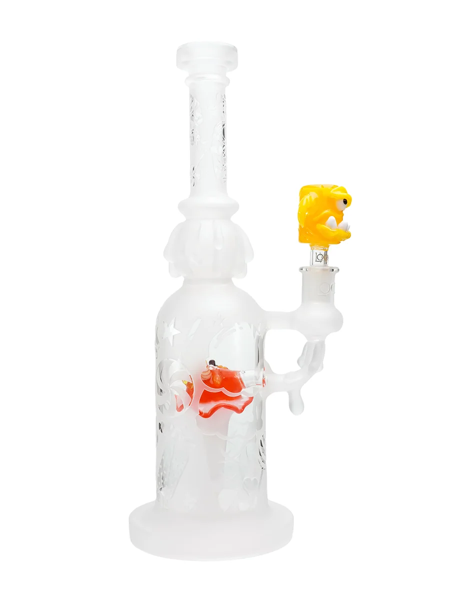 Yellow 14MM Giant Tooth Monster Glass Bowl