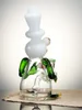 Lookah 8" Mini Cool Frog Themed Glass Dab Rig, Colors: White Jade, 9 image