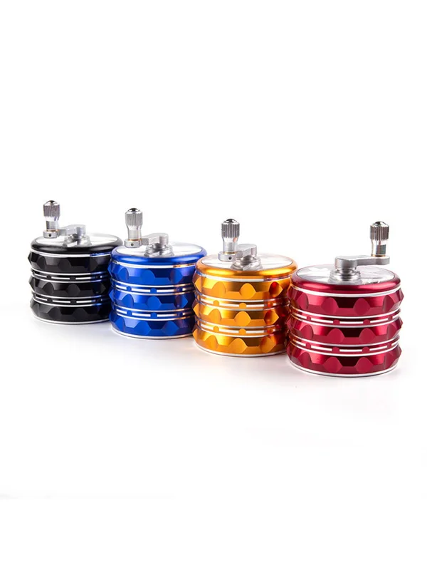 Aluminum Alloy Hand Crank Herb Grinder1