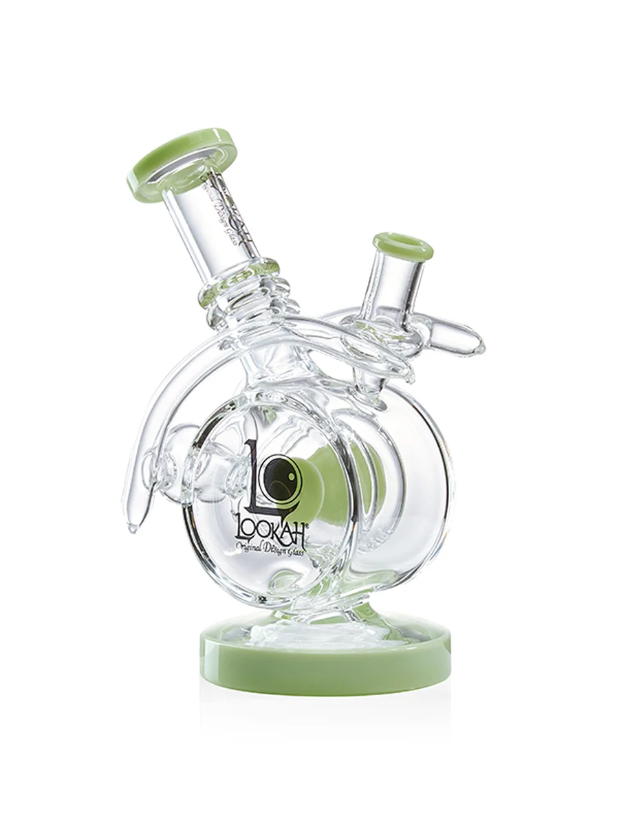 Lookah Rig 8" Cute Mini Dab Rig, Colors: Kiwi Green   