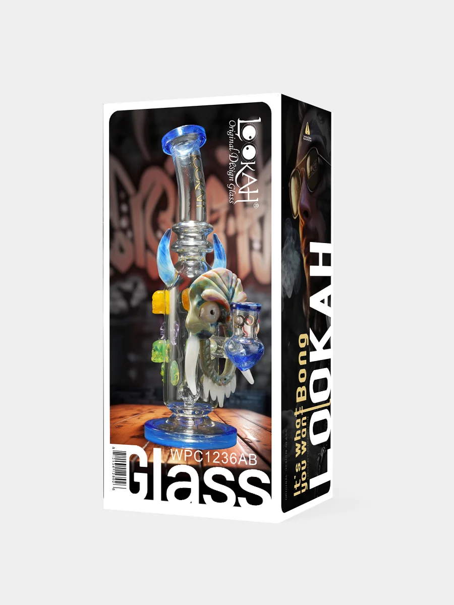 bull-horn-mask-bong-packaging-azure-blue
