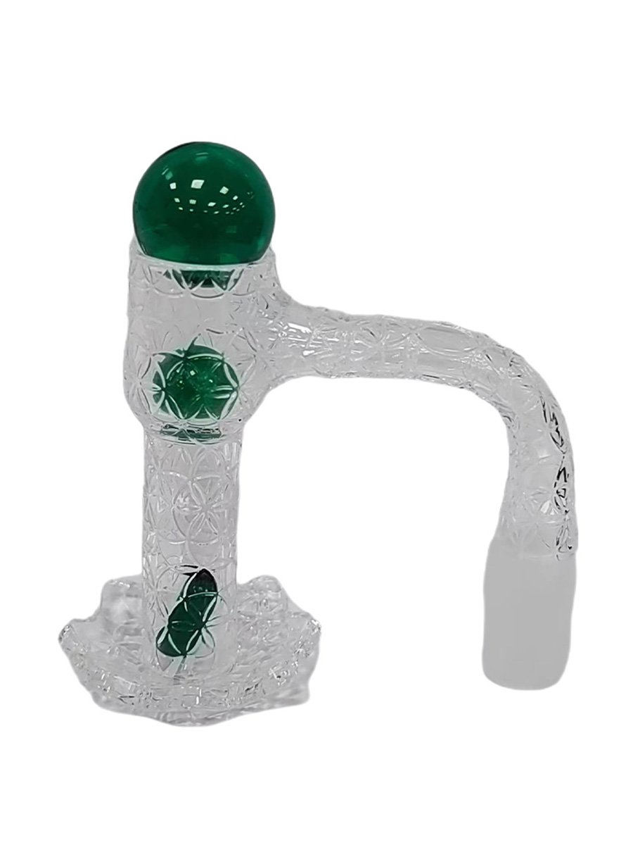 Carving Patterned Marble Ball Banger Top2 Carving Patterned Marble Ball Banger Top2