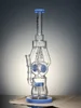 Lookah Bong 16.3 " Heavy-Duty Recycler Water Pipe -Blue Jade, Colors: Blue Jade , 8 image