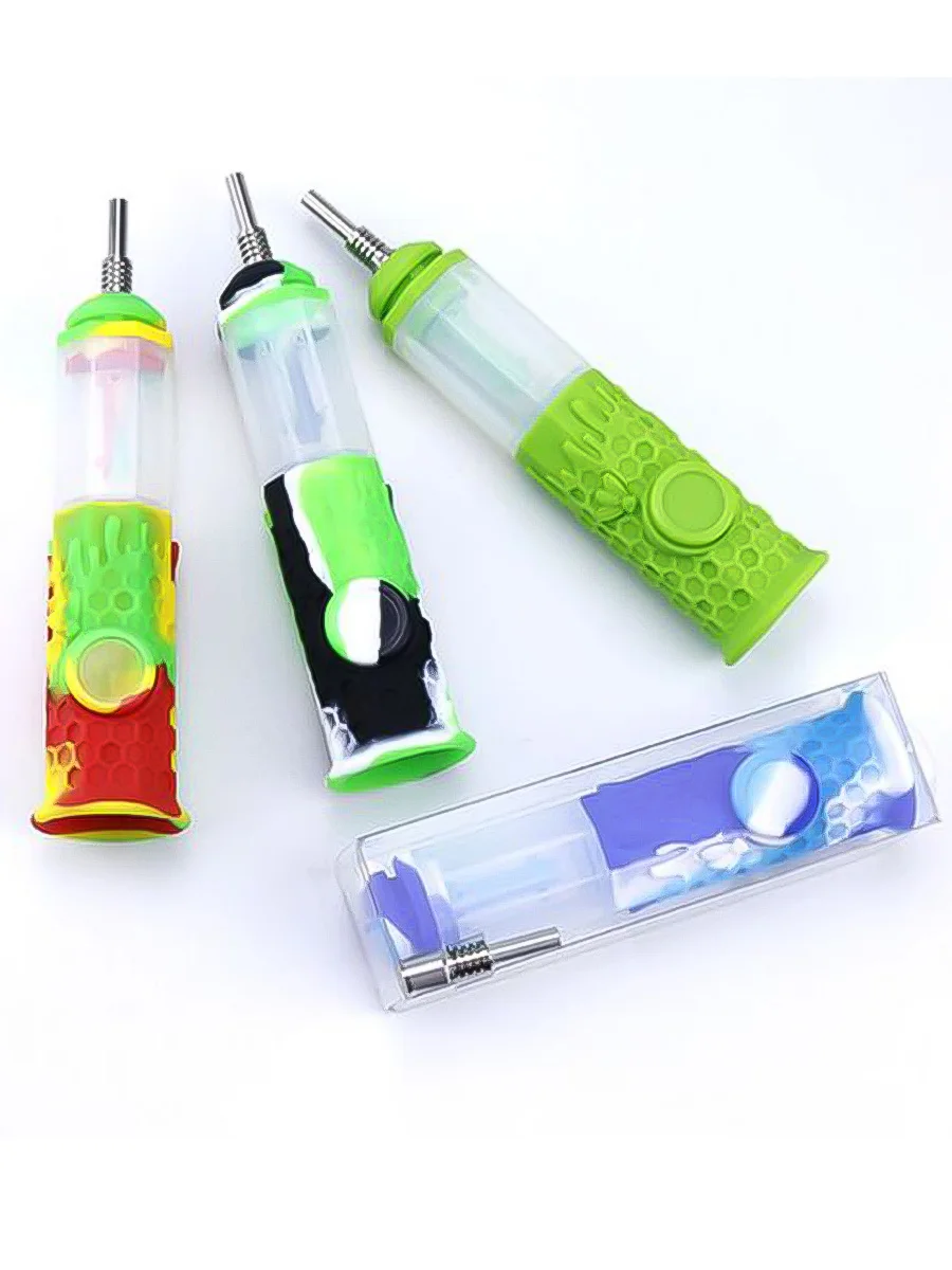 Bamboo Joint Silicone Nectar Collector7 Bamboo Joint Silicone Nectar Collector7