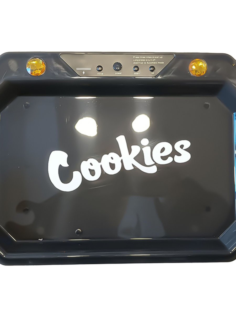 Octagonal LED Marquee Light-Up Rolling Tray