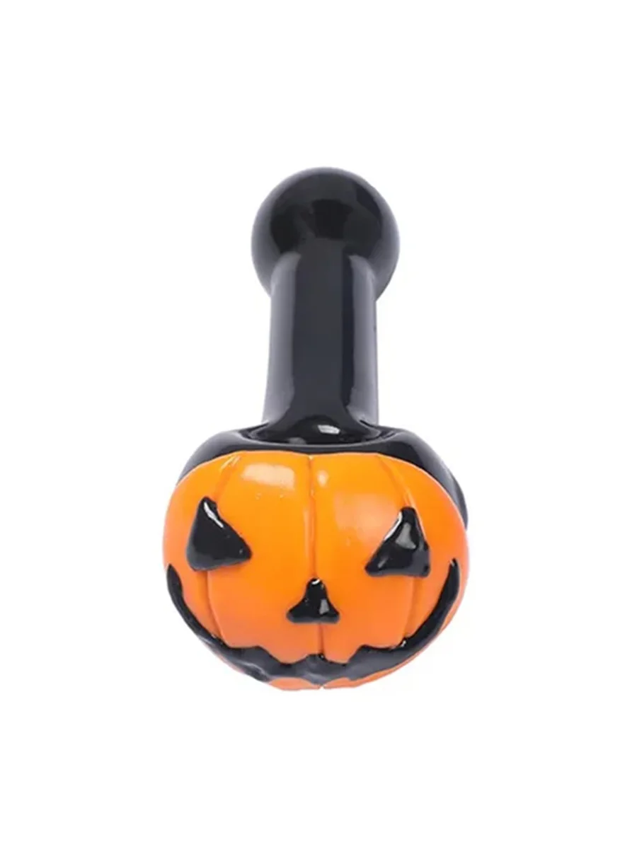 Pumpkin Glass Pipe, 2 image Pumpkin Glass Pipe, 2 image