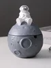 Cartoon Astronaut Ashtray with Lid Cartoon Astronaut Ashtray with Lid
