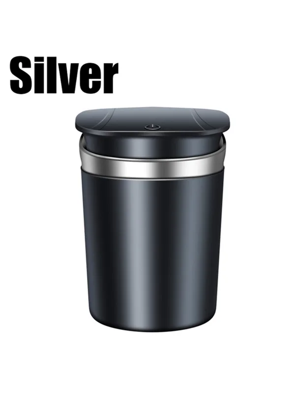 Sliver Ashtray With LED Light