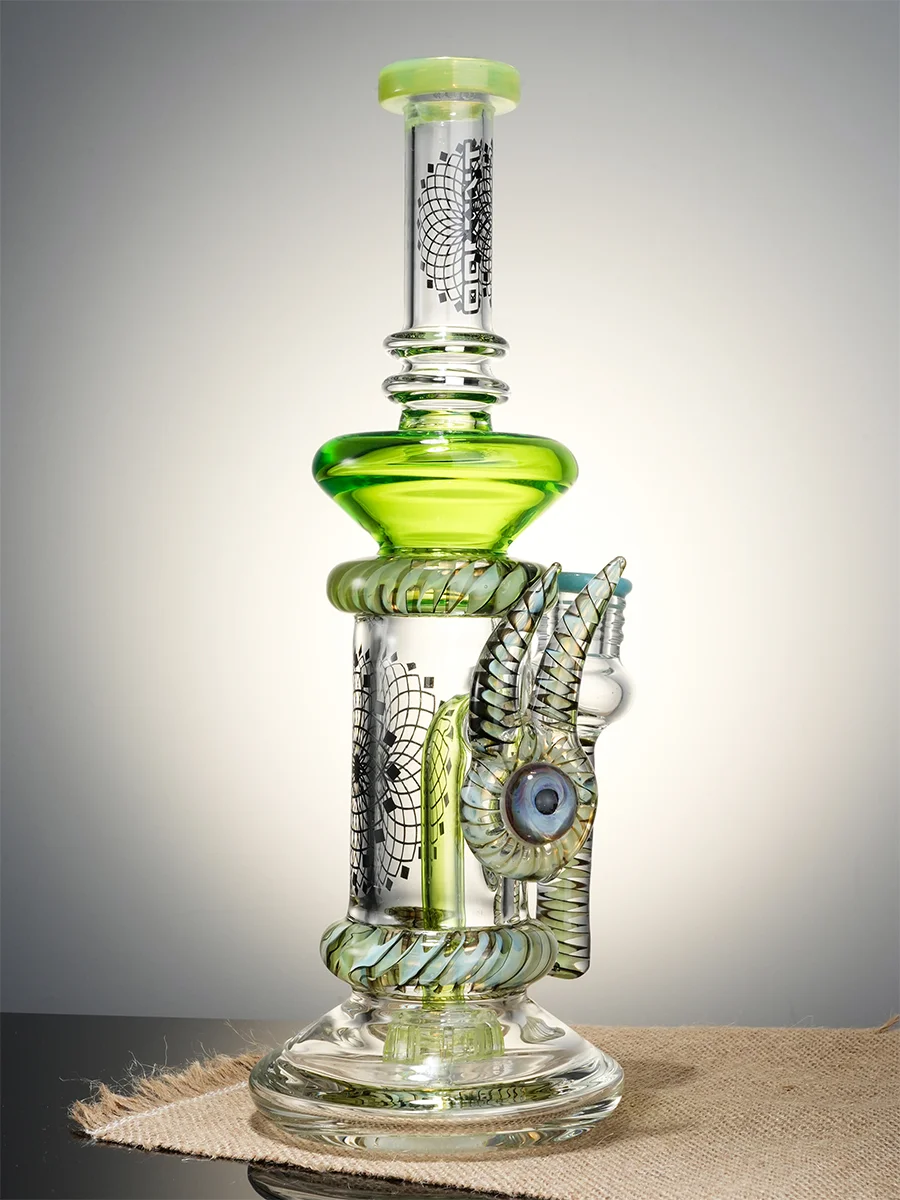 Cool Octopus Eye Straight Glass Water Pipe8 Cool Octopus Eye Straight Glass Water Pipe8