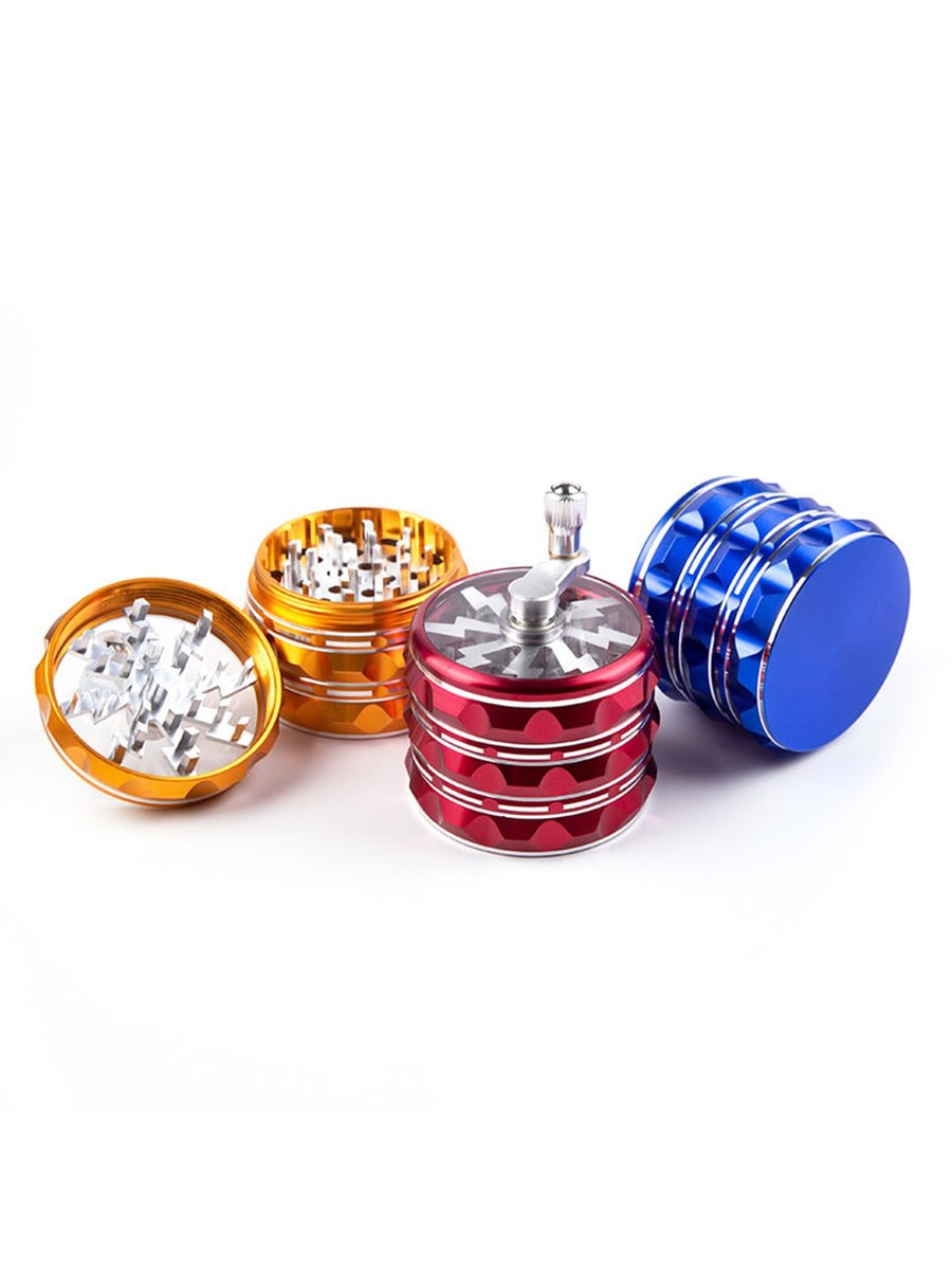 Aluminum Alloy Hand Crank Herb Grinder3 Aluminum Alloy Hand Crank Herb Grinder3