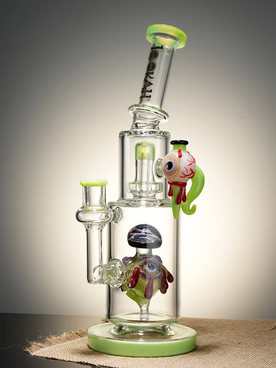 Lookah Bong Dual Chamber Evil Eye Water Pipe4