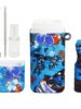Silicone Glass Smoking Pipe Kit, 5 image Silicone Glass Smoking Pipe Kit, 5 image