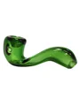 4&quot; Classic Sherlock Glass Pipe Green