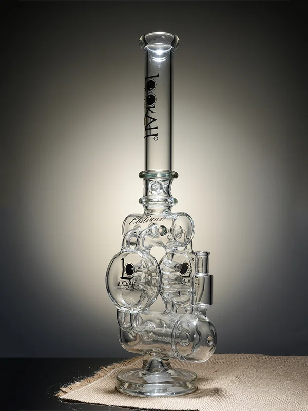 Lookah Bong 21" Glass Recycler Super Filtration Ice Water Pipe2 Lookah Bong 21" Glass Recycler Super Filtration Ice Water Pipe2