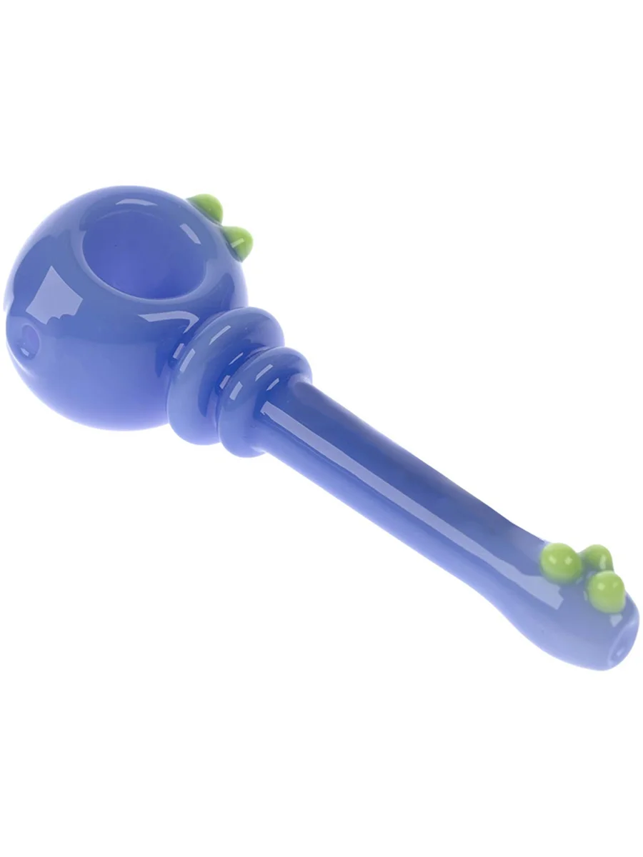 Triple Slime Dotted Glass Pipe