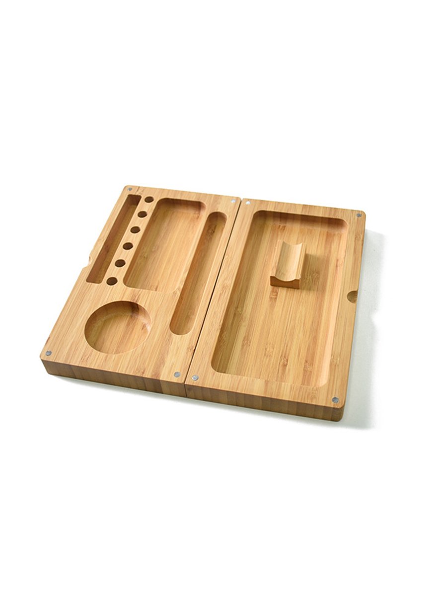 Double-Layer Bamboo Rolling Tray Details2