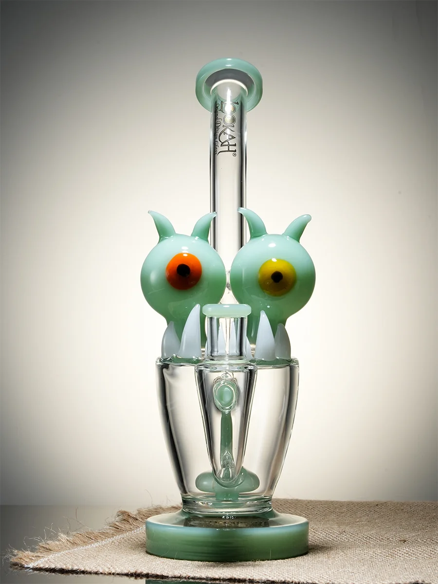 Lookah Bong 10" Cool Percolator Alien Eyestalk Water Pipe  green Lookah Bong 10" Cool Percolator Alien Eyestalk Water Pipe  green