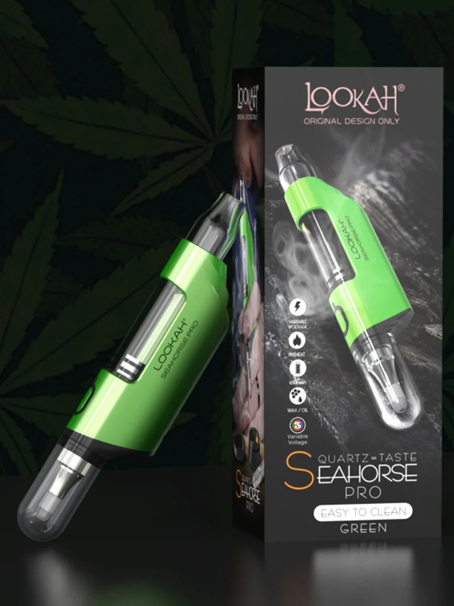 Lookah Seahorse PRO Electric Nectar Collector & Dab Pen Green Lookah Seahorse PRO Electric Nectar Collector & Dab Pen Green