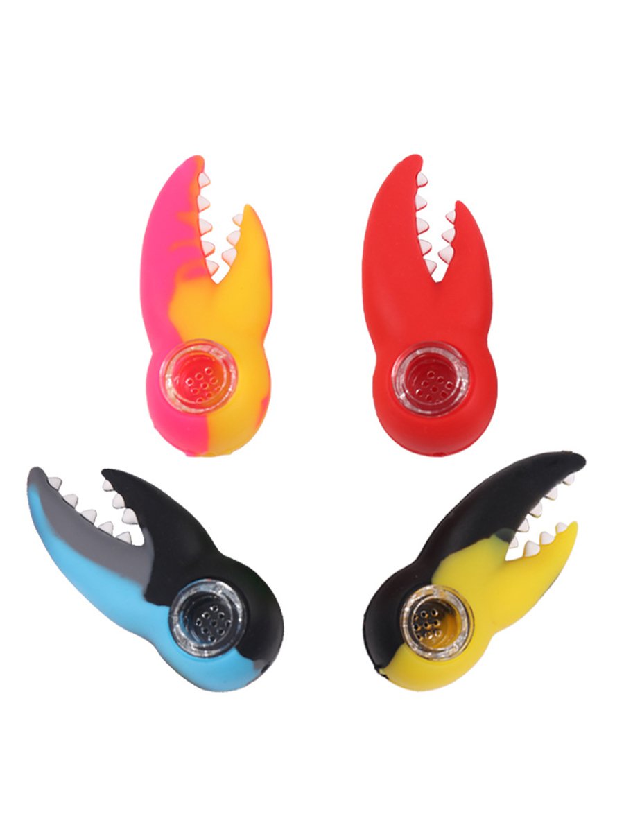 Crab Claw Silicone Pipe