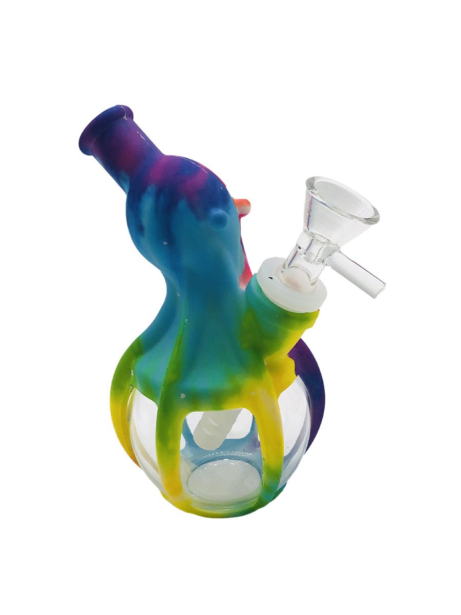 Cuttlefish Patterned Silicone Bong