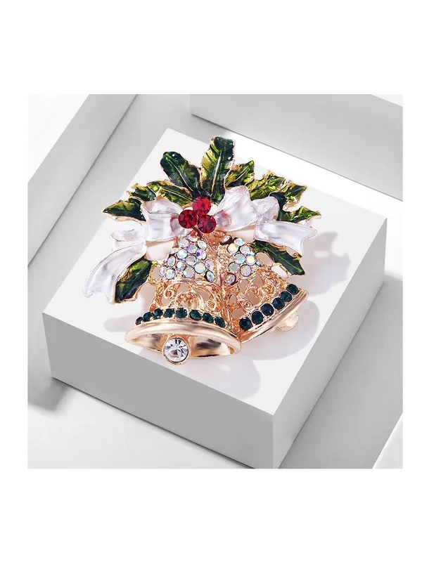 Christmas Bell Brooch Pin
