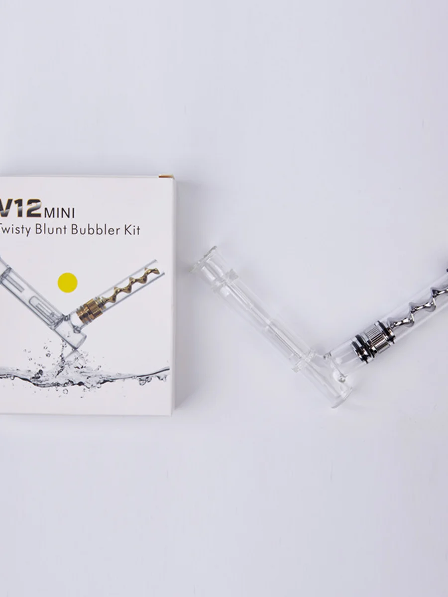 Twisty Glass Blunt Bubbler Kit 5 Twisty Glass Blunt Bubbler Kit 5