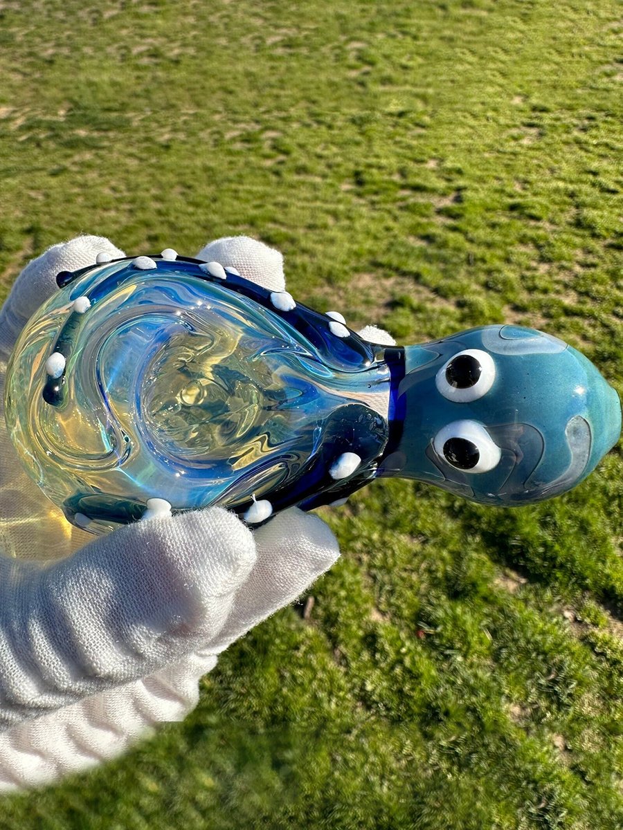 Turtle Glass Pipe