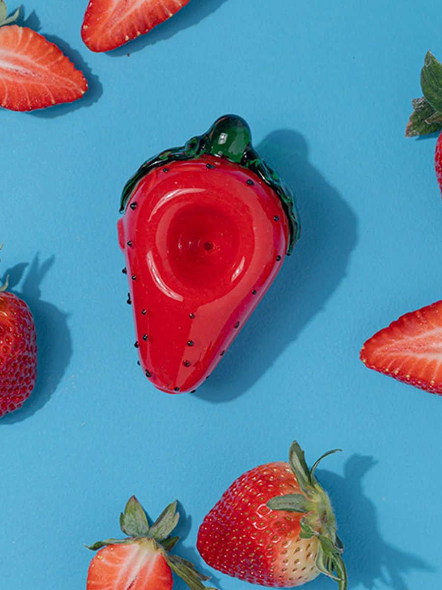 Strawberry Glass Pipe Strawberry Glass Pipe