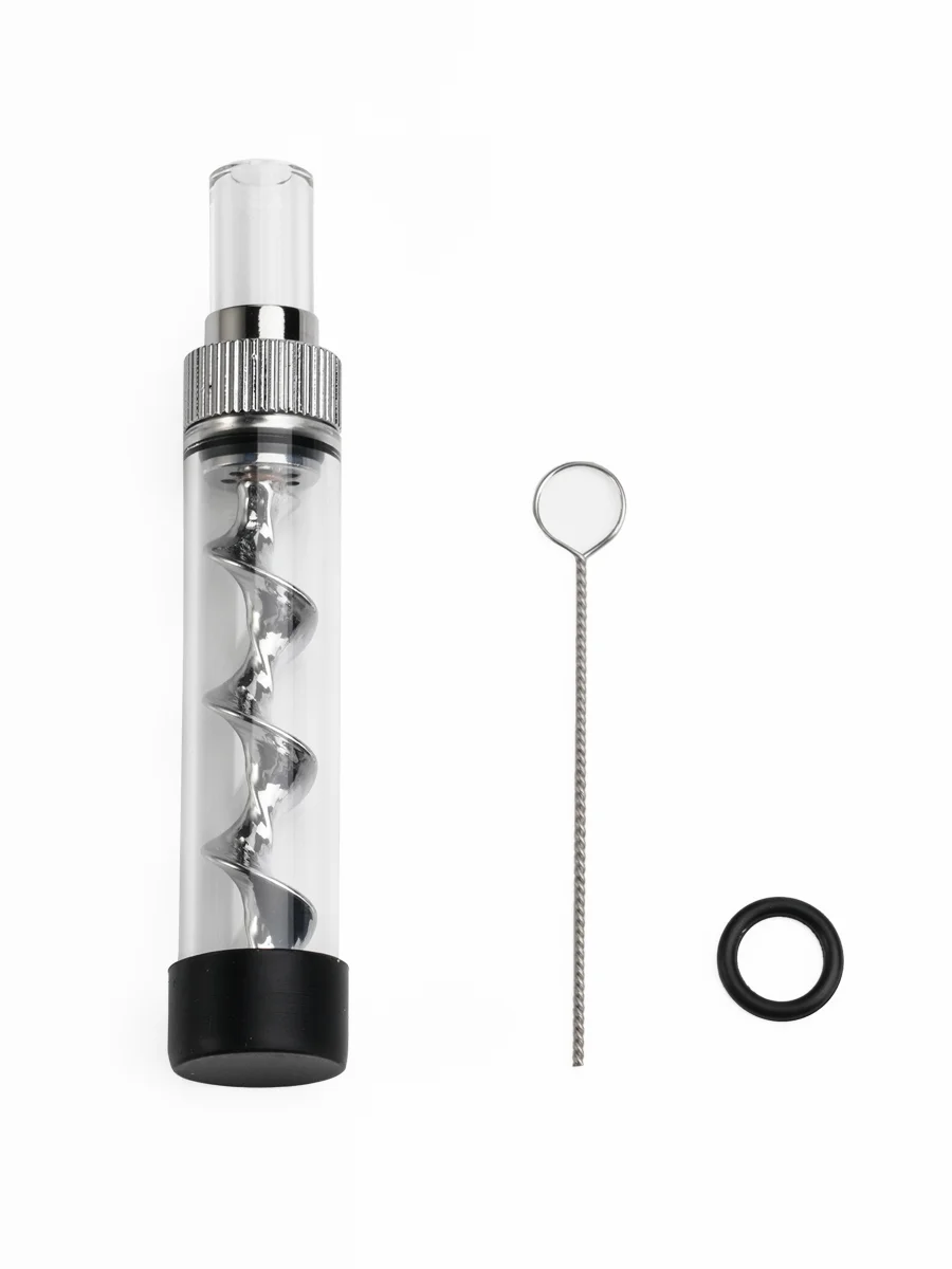 V12 Non-secretive Mini Glass Blunt Pipe V12 Non-secretive Mini Glass Blunt Pipe