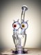 Lookah Bong 9.84" Cool Perc Alien Eyestalk Water Pipe, Colors: Purple