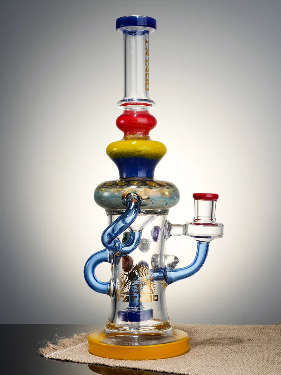 12" Cool Crystal Geode Water Pipe6 12" Cool Crystal Geode Water Pipe6