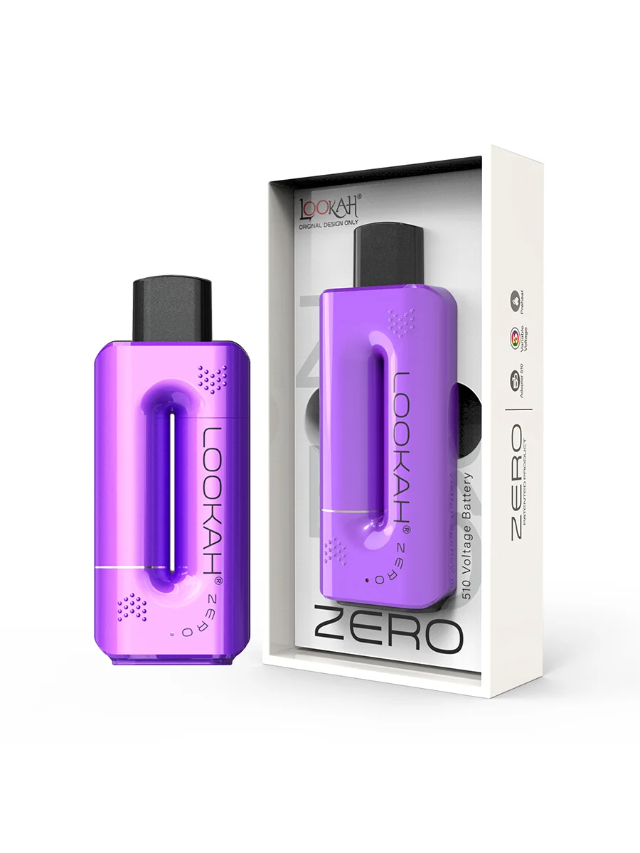 Lookah Zero 510 Thread Battery Purple packages