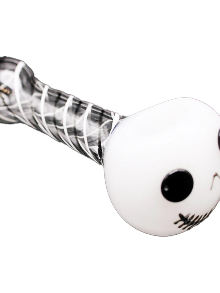 Halloween Skull Glass Pipe Halloween Skull Glass Pipe