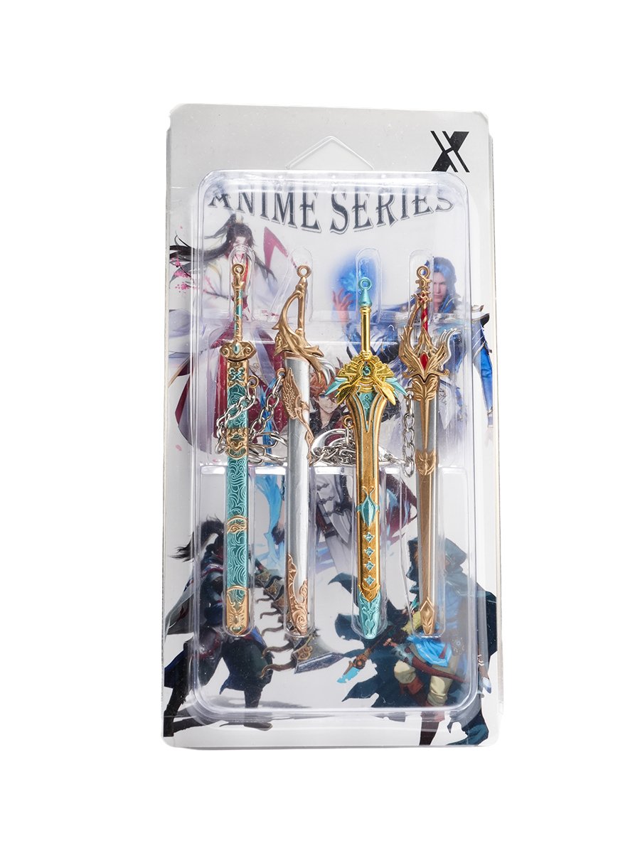 4PCS Ultimate Zelda Sword Keychain Dab Tool Set 4PCS Ultimate Zelda Sword Keychain Dab Tool Set