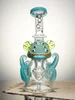 Lookah Rig 8" Mini Cute Six Eyes Clown Octopus Dab Rig, Colors: Water Blue Lookah Rig 8" Mini Cute Six Eyes Clown Octopus Dab Rig, Colors: Water Blue