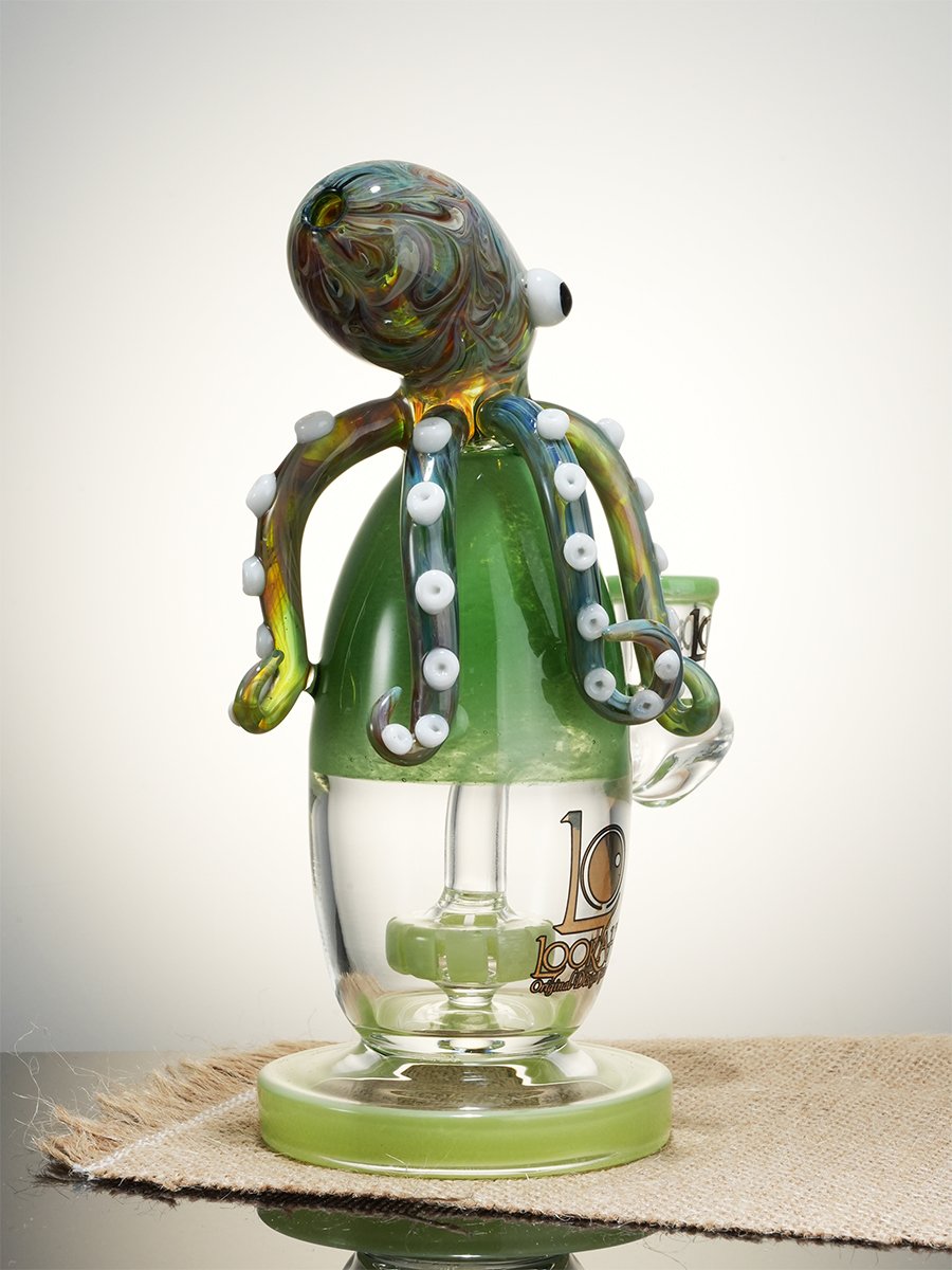 lookah-bong-7.5"-octopus-cute-turbine-perc-recycler-bong-green-6 lookah-bong-7.5"-octopus-cute-turbine-perc-recycler-bong-green-6
