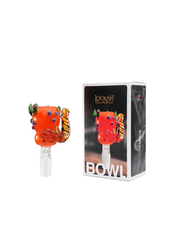 Orange Octopus Tentacle Glass Bowl Mian Orange Octopus Tentacle Glass Bowl Mian