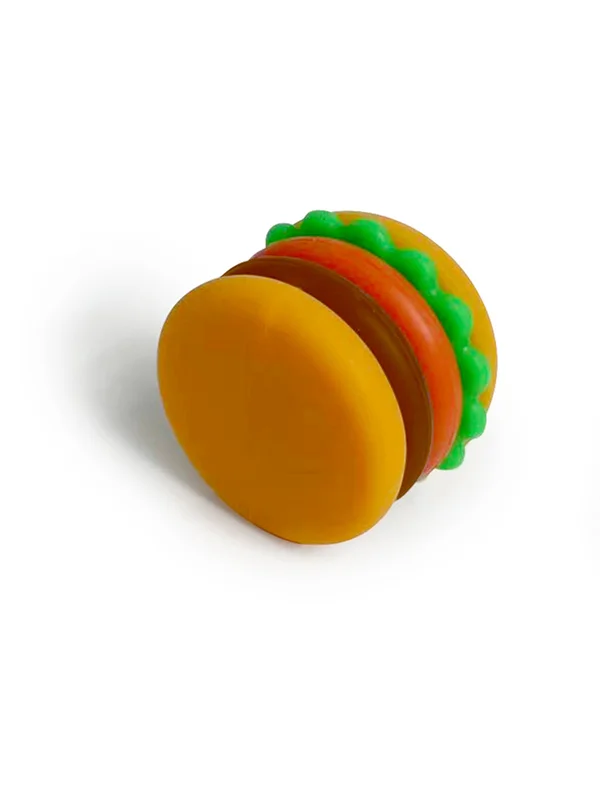 5ml Hamburger Silicone Wax Container Side 5ml Hamburger Silicone Wax Container Side