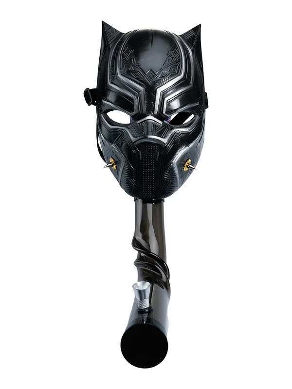 Black Silicone Gas Mask Bong