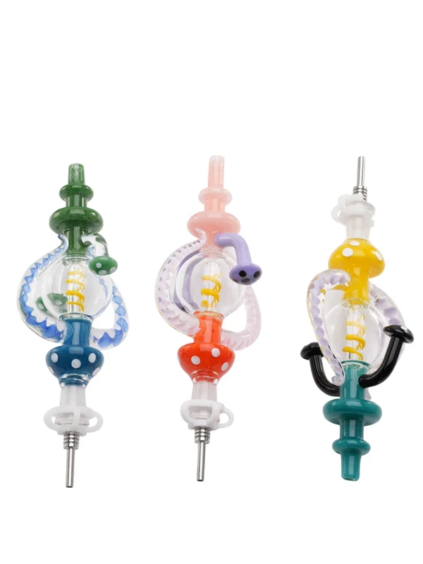 3PCSMushroom Fantasy Mini Nectar Collector 3PCSMushroom Fantasy Mini Nectar Collector