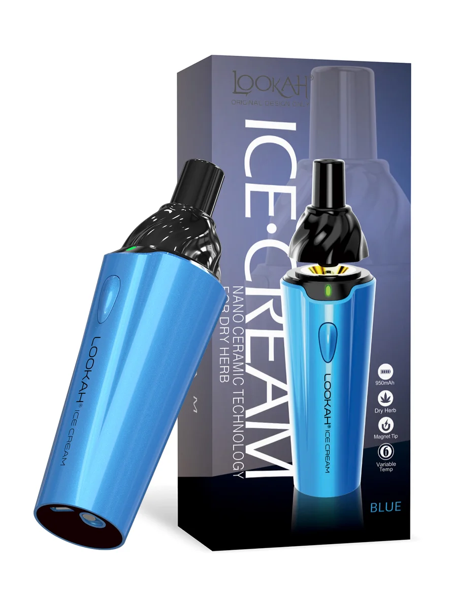Lookah Ice Cream Dry Herb Vaporizer, Color: Red Lookah Ice Cream Dry Herb Vaporizer, Color: Red
