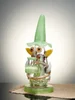 Green Mini Wizard Glass Dab Rig6 Green Mini Wizard Glass Dab Rig6